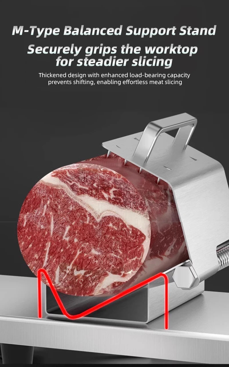 Divedeer Electric Deli Meat Slicer Sus 420 Stainless