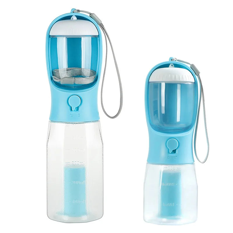 In Dog Water Bottle Poop Bag Dispenser Pet