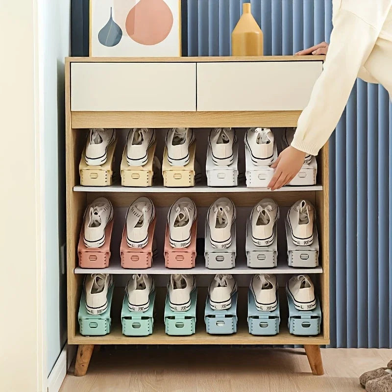 7/100 Modern Shoe Rack Shoe Storage Rack Double-Layer