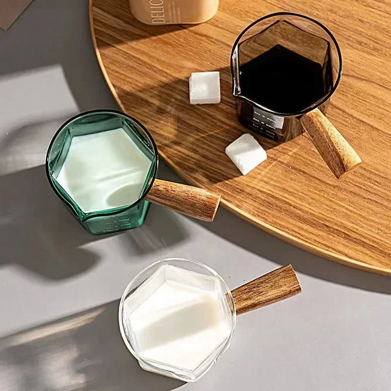 120ml Espresso Extraction Cups Glass Coffee Cup Scale