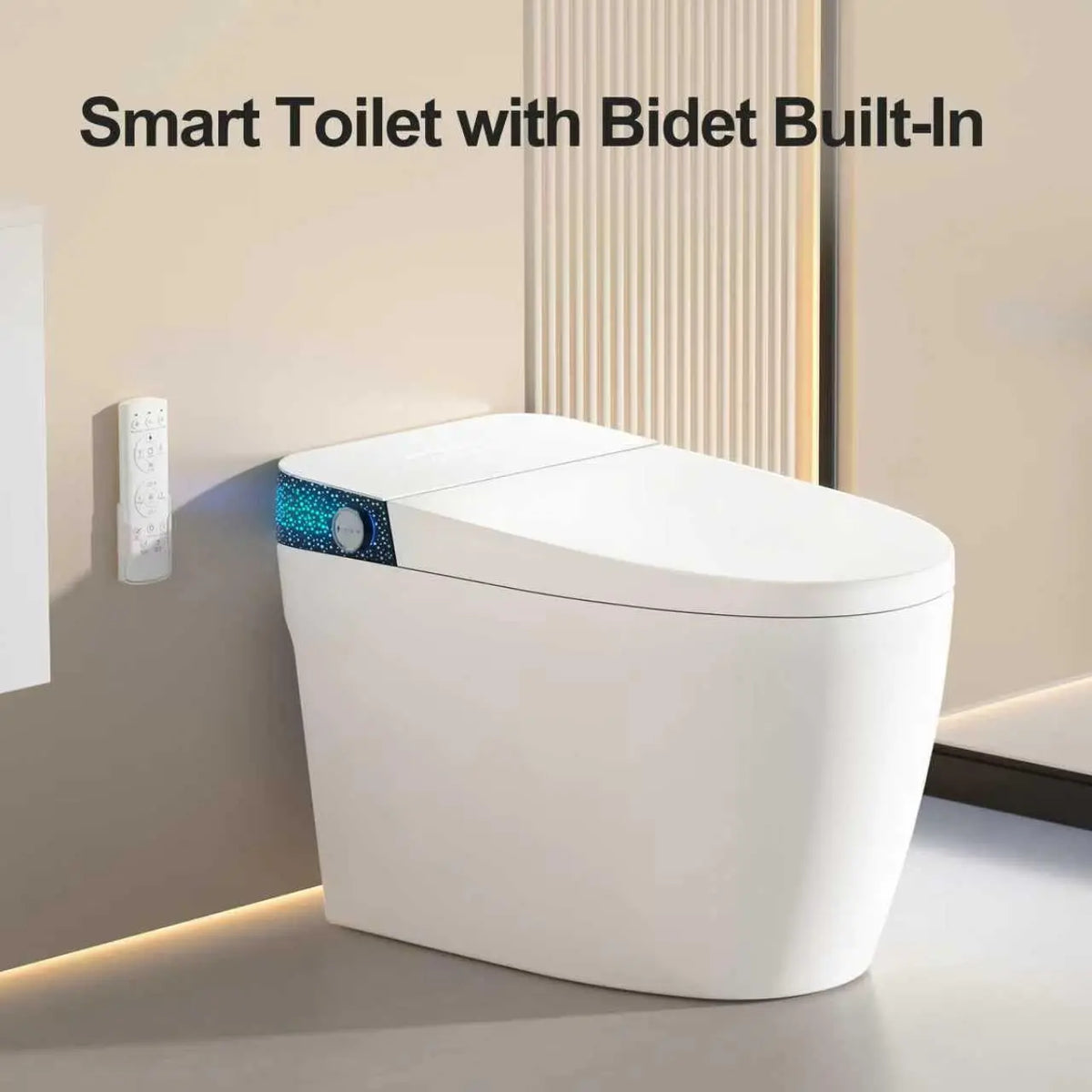 Smart Toilet Bidet Built In Modern Tankless Bidet