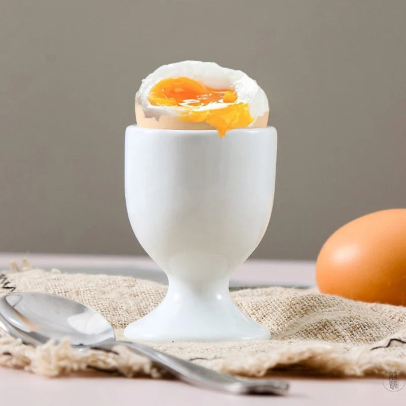 Egg Holder White Egg Cup Holder Hard Soft
