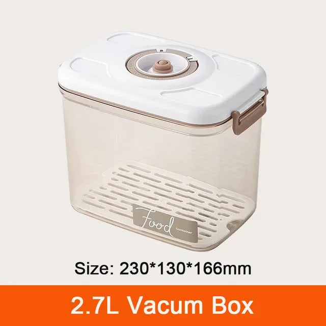 Food Vacuum Storage Box Fresh-Keeping Sealed Canister Large