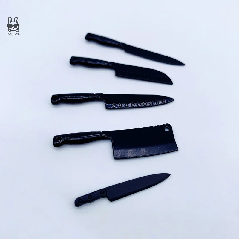 1/12 Dollhouse Mini Knives Model Dollhouse Cooking Utensils