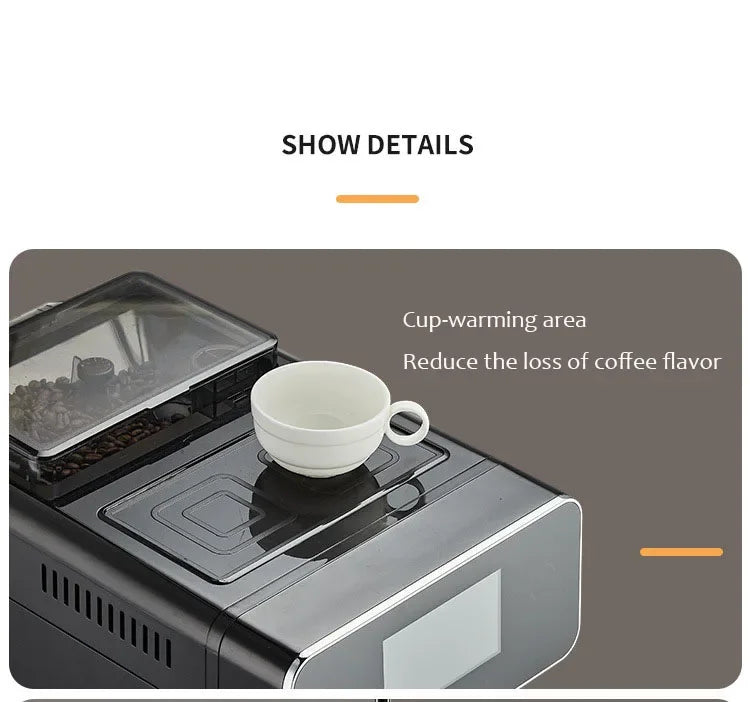 220v Fresh Ground Coffee Machine Fully Automatic Espresso