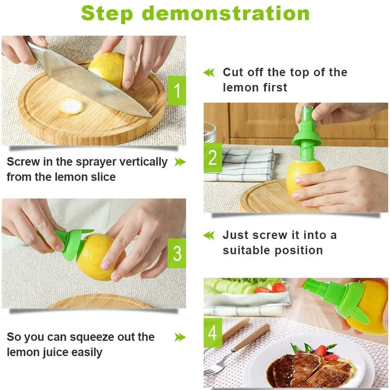 Orange Juice Squeeze Juicer Lemon Spray Mist Orange