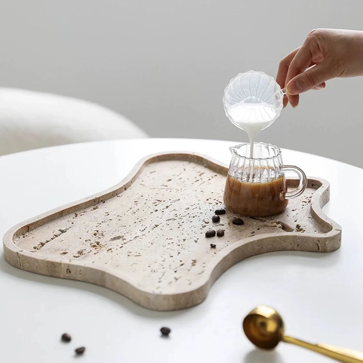 Large Scale Organic Shape Silicone Mold Terrazzo Trays