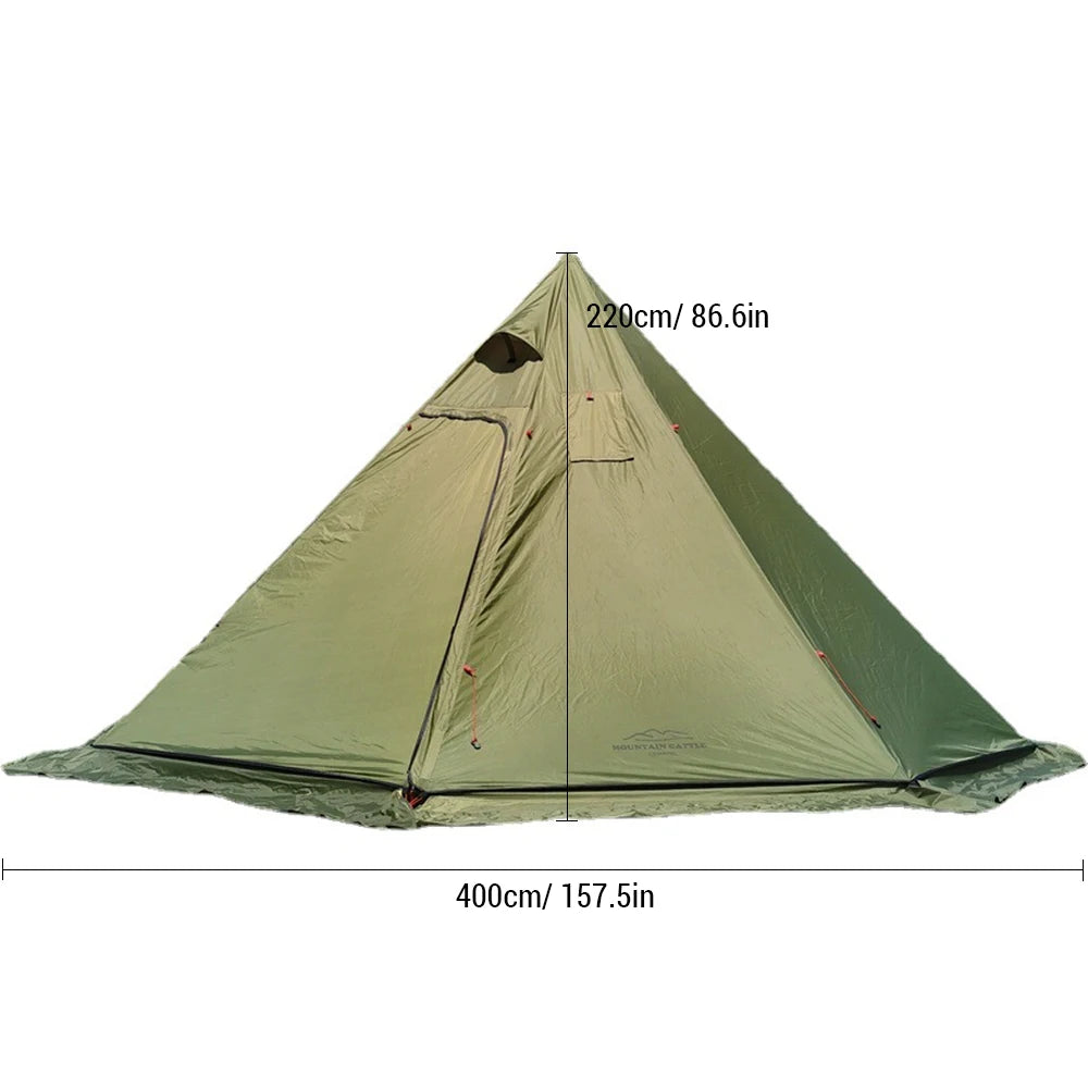 4-6 People Tipi Tent Stove Jack 400pro Camping