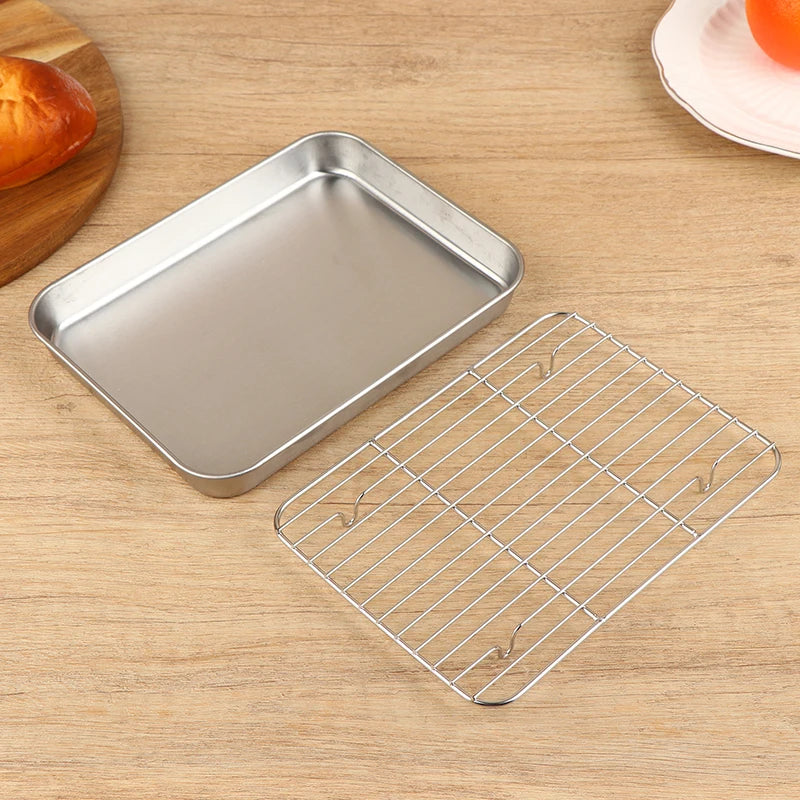 Removable Cooling Rack Oven Cooking Grilling Stainless Steel