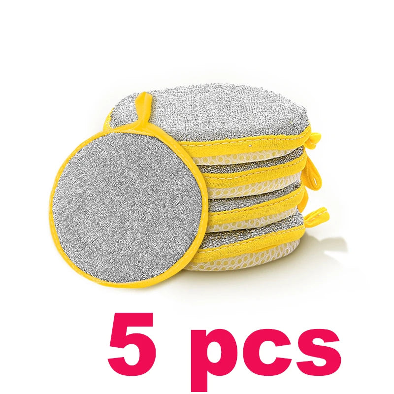 Dish Washing Sponge Dishwashing Magic Sponges Cloth Double-Sided
