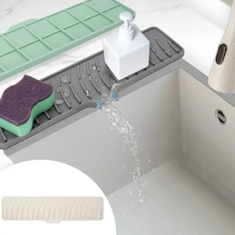 Faucet Silicone Mat Bathroom Anti-Slip Sink Drain Mat