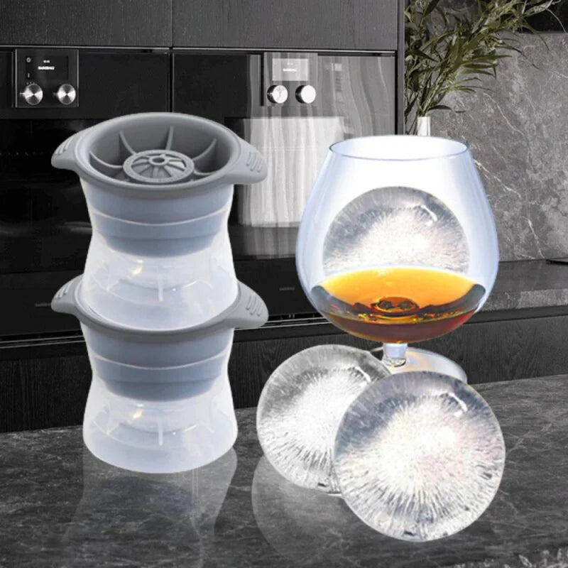 1/2pcs Bar Whiskey Round Ice Cube Maker Silicone