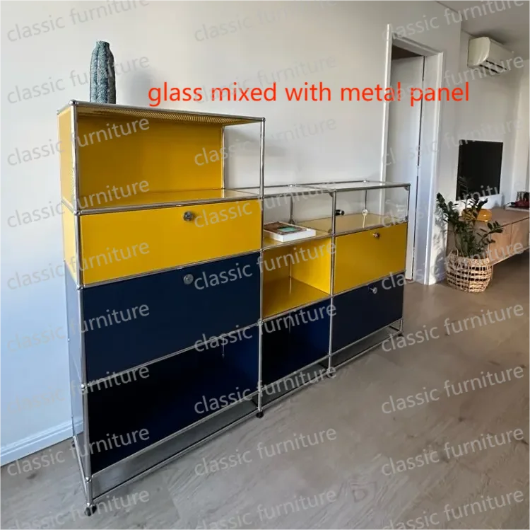 Modular Module Furniture Customized Metal Stainless Steel Cabinet