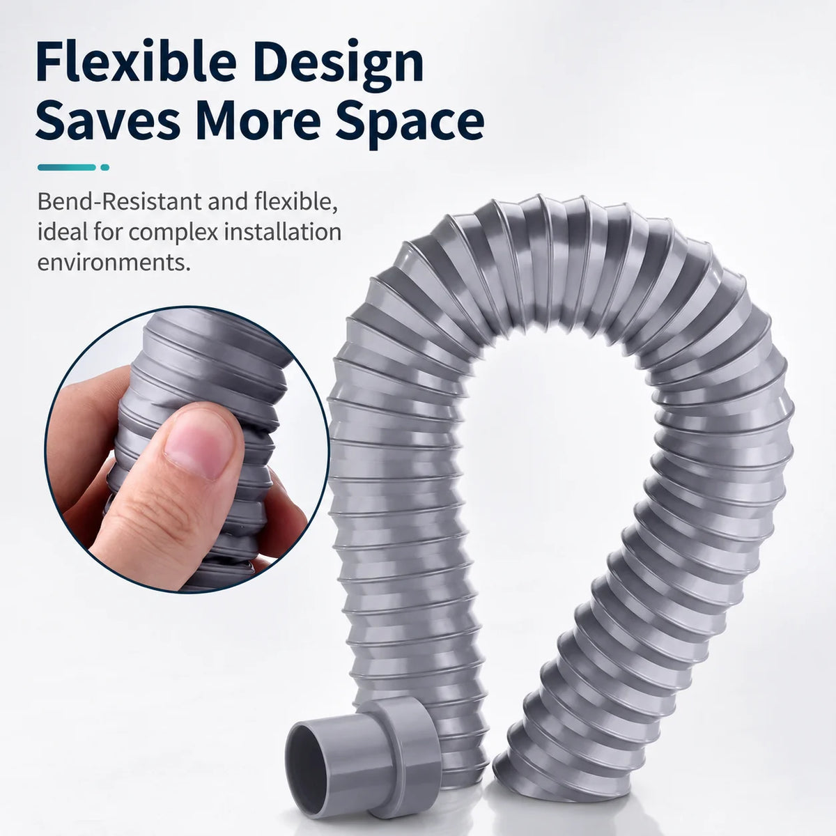 Universal Flexible Sink Drain Pipe Anti-Odor Sewer Hose