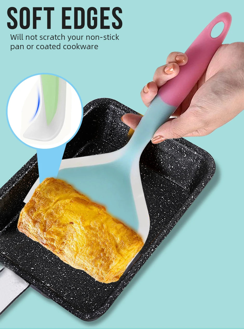 Silicone Spatula Cooking Utensils Beef Meat Egg Scraper