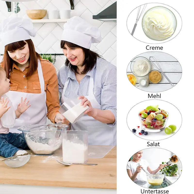 Whisk 5/7 Inch Egg Mixer Cream Whipper Compact