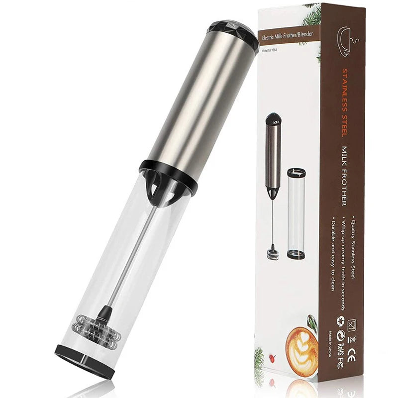 Electric Milk Frother Foam Maker Handheld Coffee Foamer