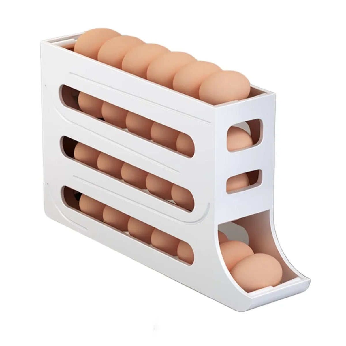 Layers Automatic Rolling Egg Holder Rack Fridge Egg