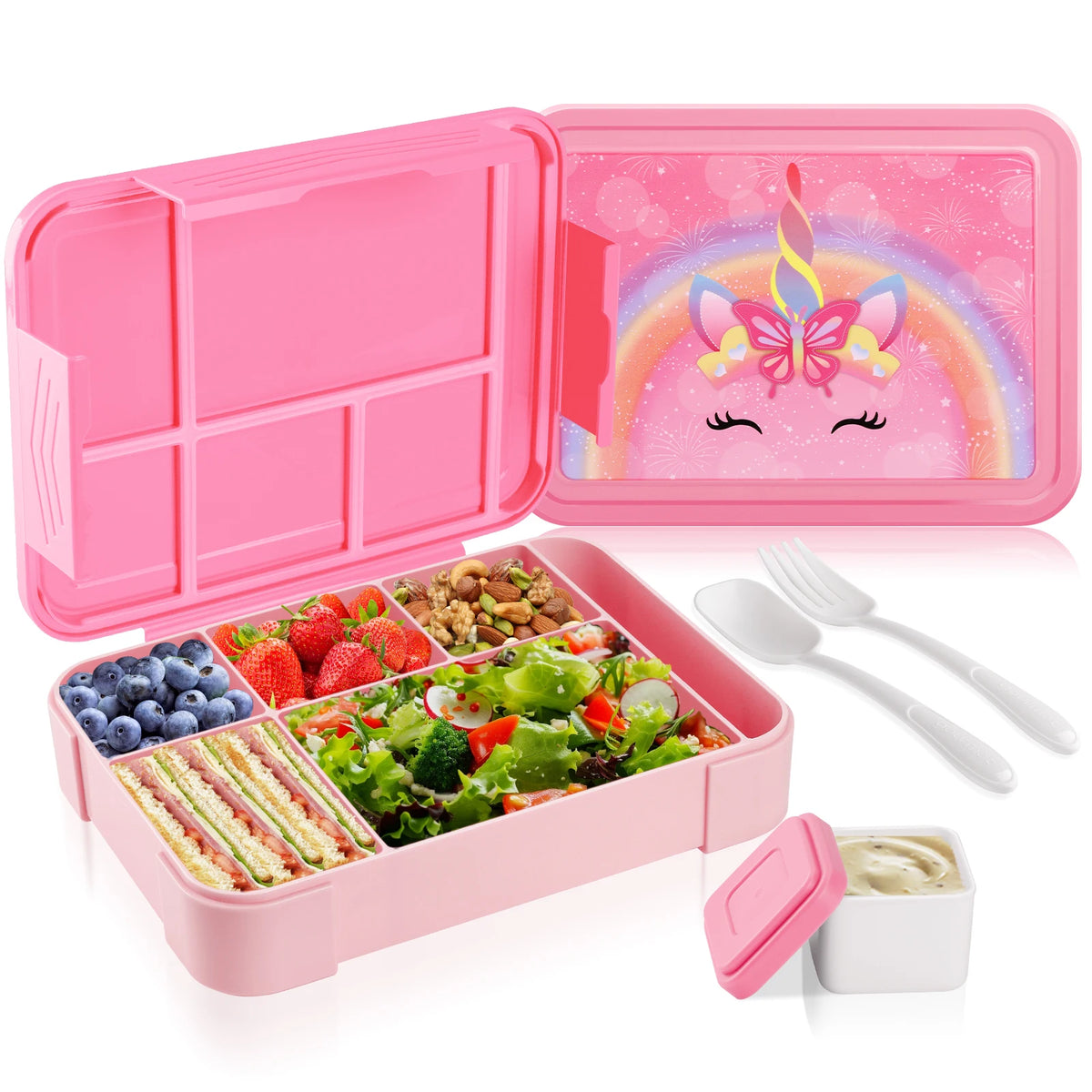 Unicorn Bento Lunch Box Kids Microwave Oven Bento