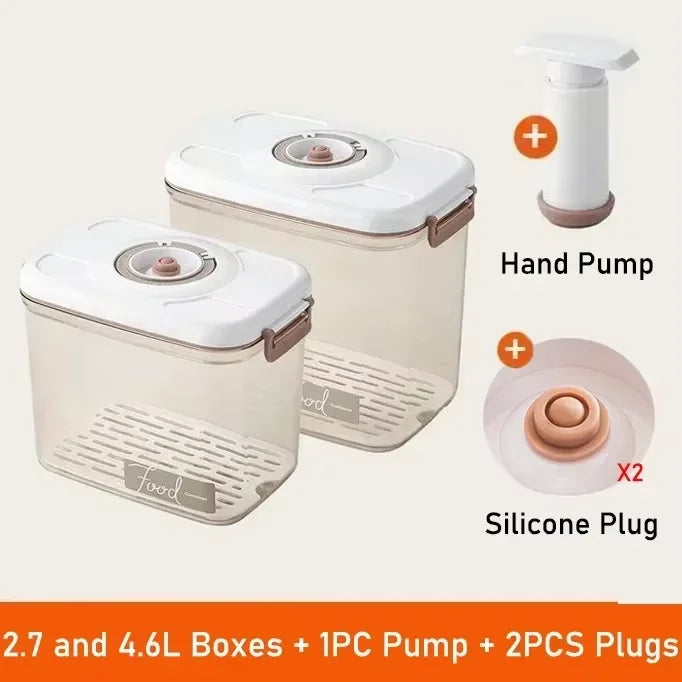 Vacuum Food Storage Box Fresh-Keeping Canister Sealed Storage