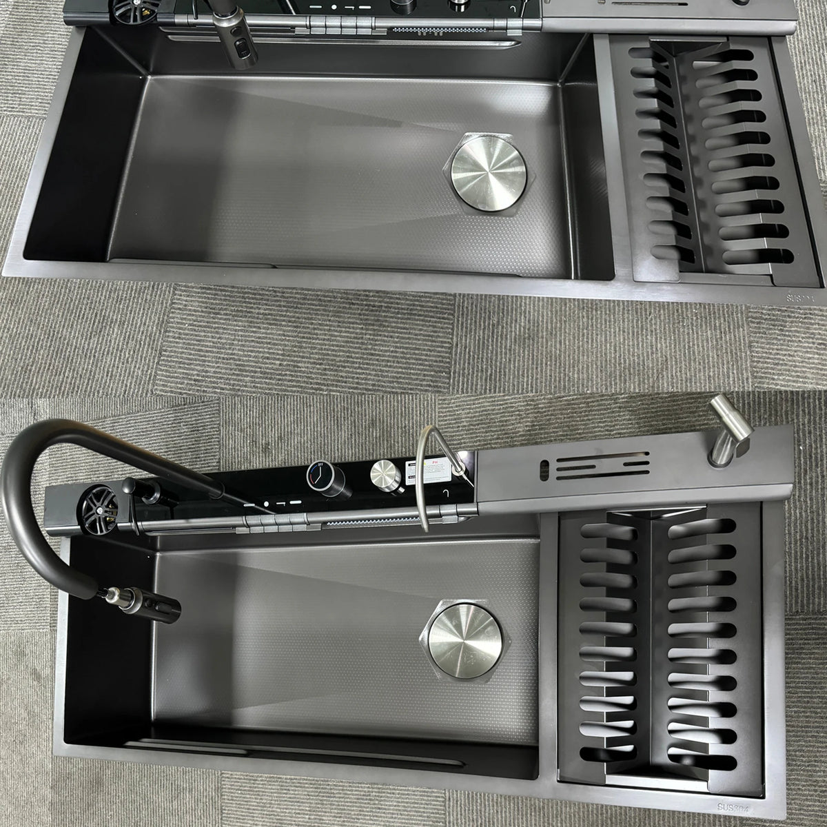 Modern Sinks Stainless Steel Sink Extra Large Slot