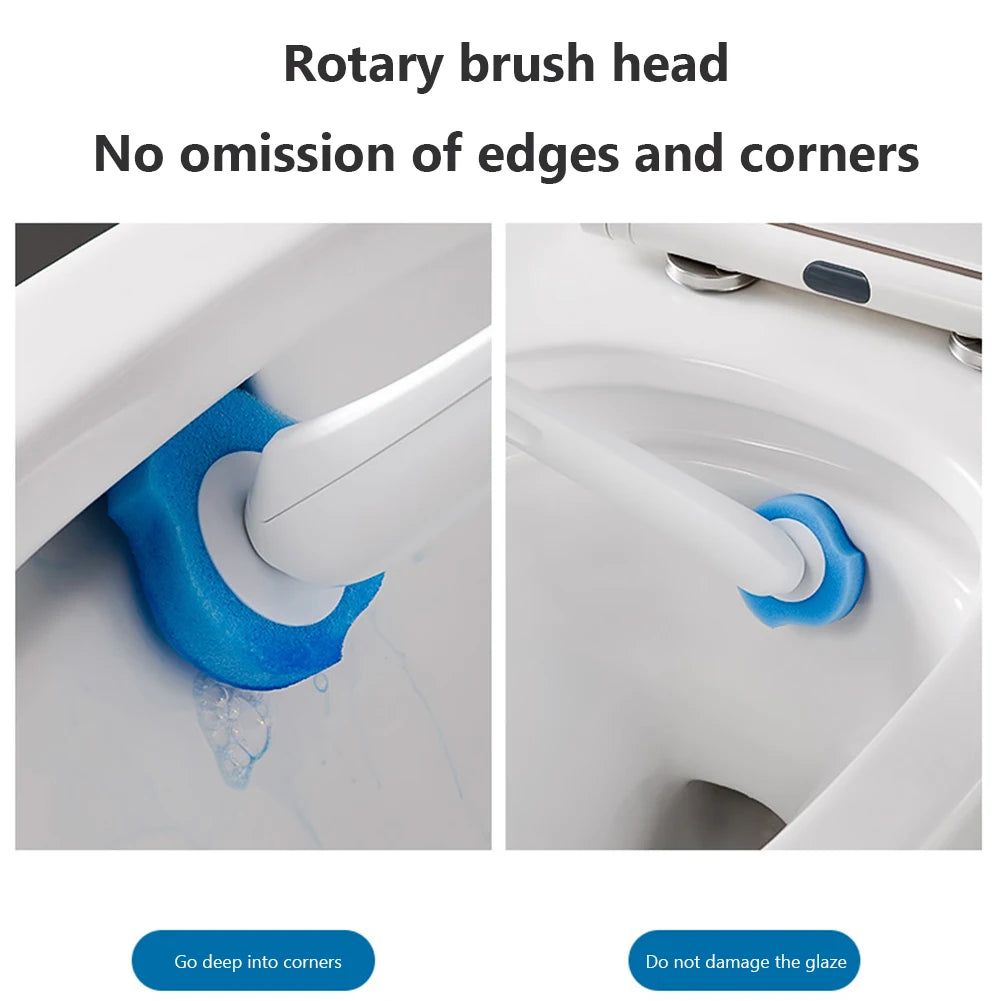 Wall-Mounted Disposable Toilet Brush Cleaner 8/16/24pcs Brush
