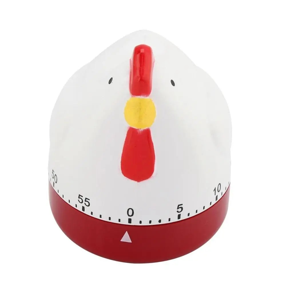 Plastic Chicken Timer White 60 Minutes Cooking Timer