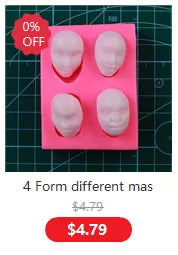 3d Baby Face Cooking Silicone Mold Cake Chocolate
