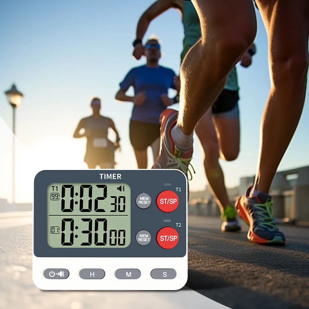 Dual Digital Timer Count Up/Down Timer Memory Function