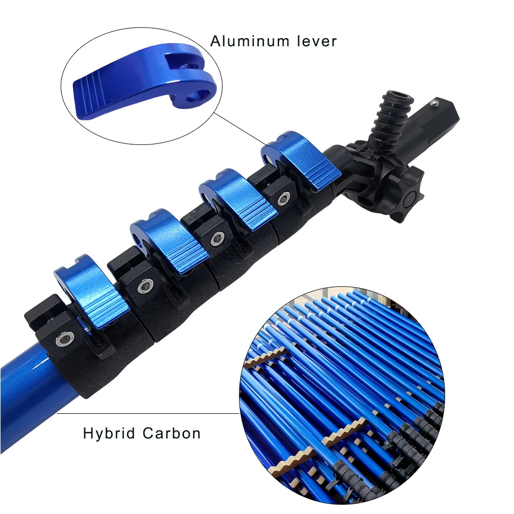 Solar Panel Cleaning Carbon Fiber Pole Water Fed