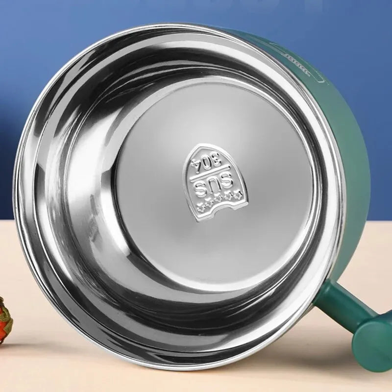 Stainless Steel Bowl Lid Instant Noodles Sealed Drain