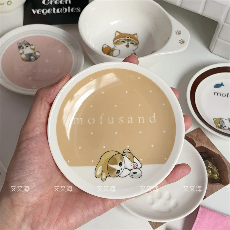 Adorable Ceramic Shark Dinnerware Small Bowl Soup Spoon