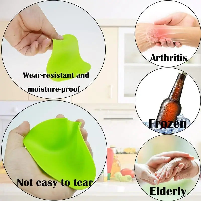 1pc Rubber Can Opener Pad Reusable Bottle Opening