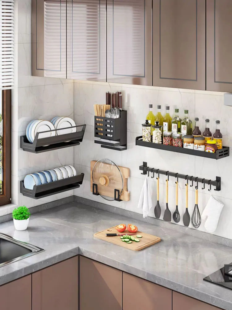 Wall Mounted Dish Drainer Dish Drying Rack Storage