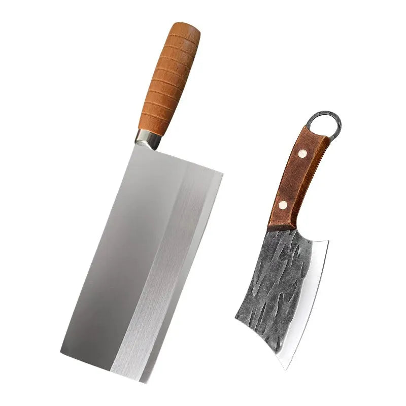 Handmade Forged Chinese Cleaver Knife Ultra Sharp Slicing