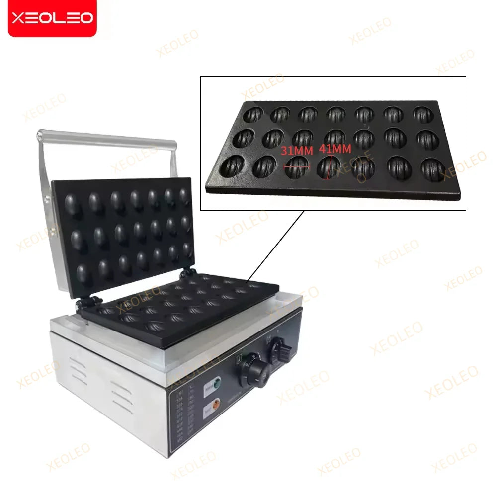 Xeoleo Electric Waffle Maker 1550w Nut Shaped Waffle