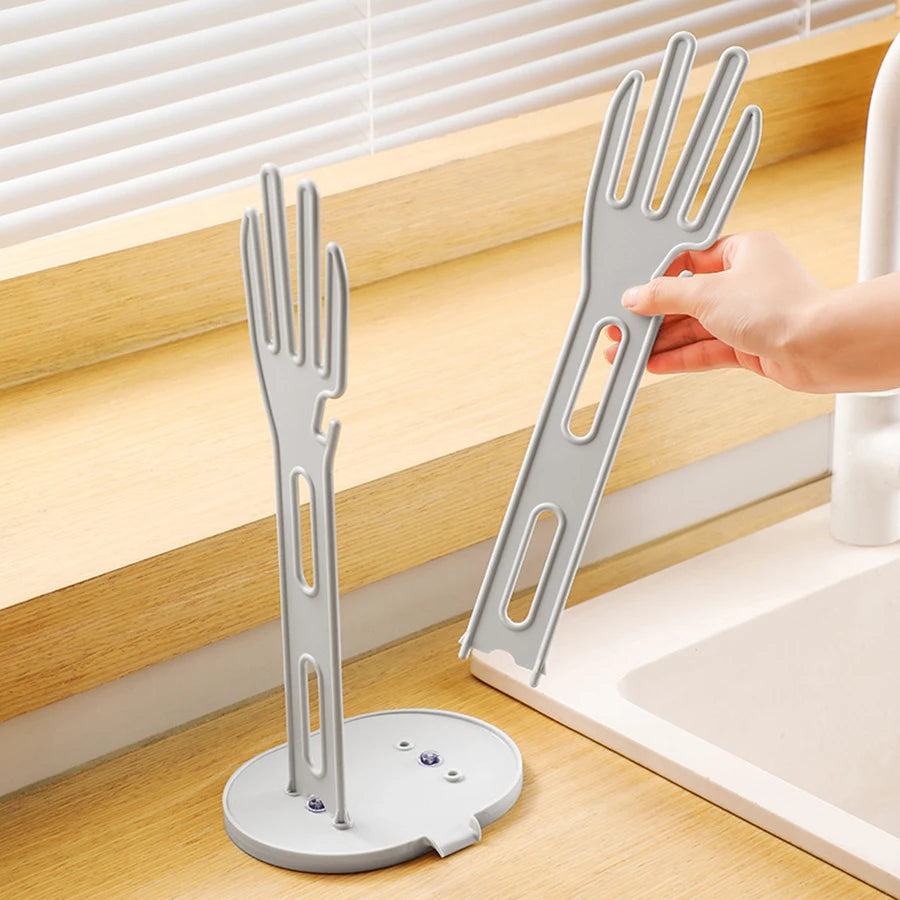 1pc Glove Stand Holder Rubber Glover Dryer Rack
