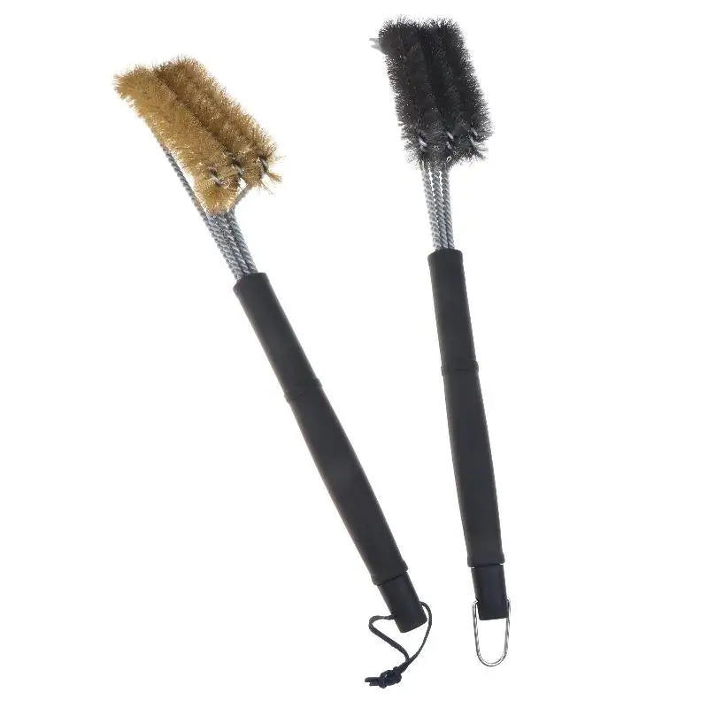 Grill Cleaning Brush Rust Resistant Metal Bbq Scrubber