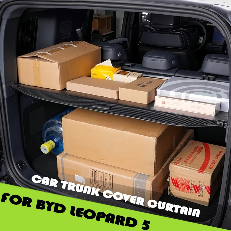 Car Trunk Cover Curtain Fit Byd Leopard High