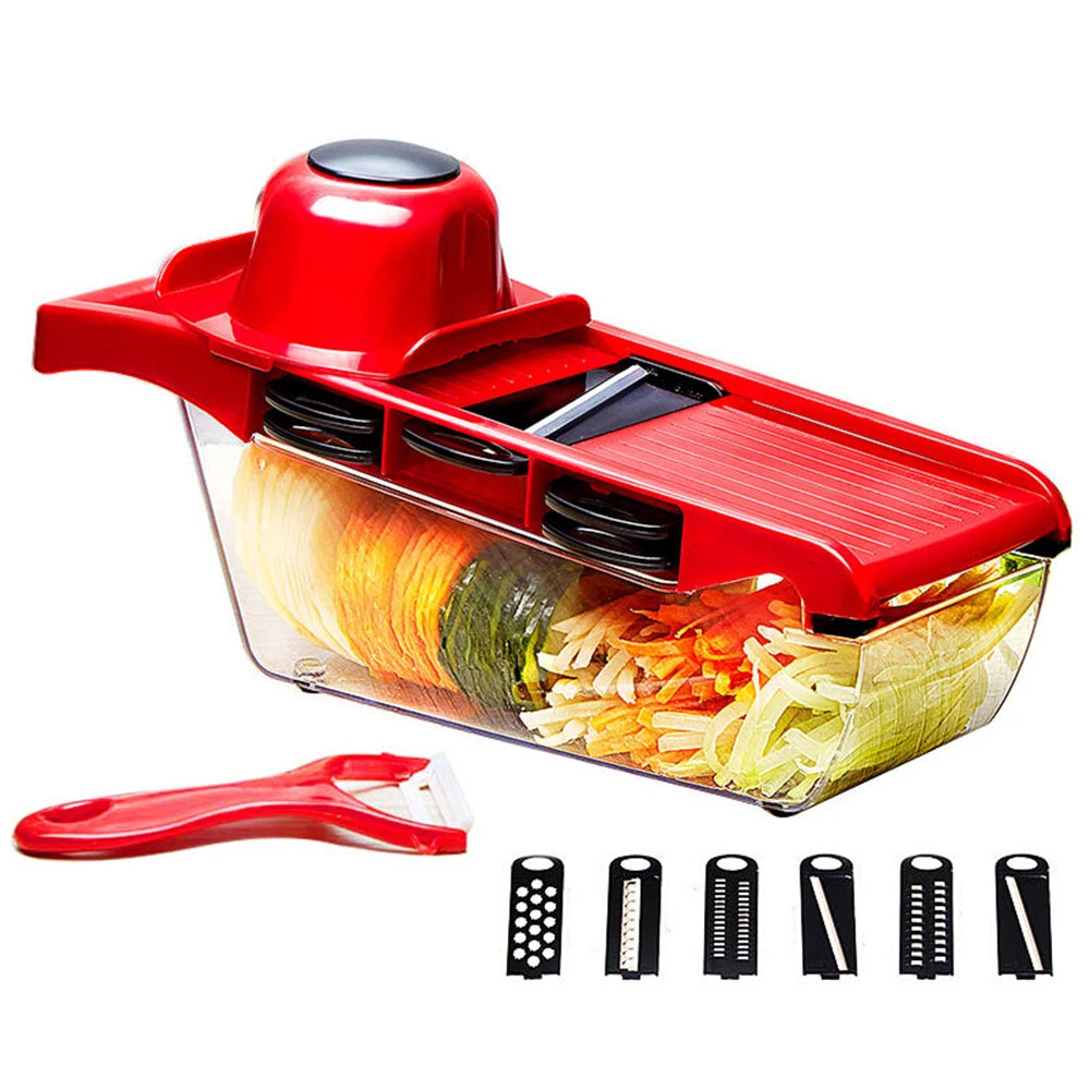 Vegetable Cutter Steel Blade Slicer Potato Peeler Carrot