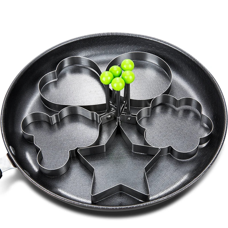 Style Stainless Steel Fried Egg Pancake Shaper Rings