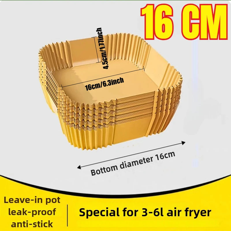 Disposable Air Fryer Paper Square Airfryer Baking Paper
