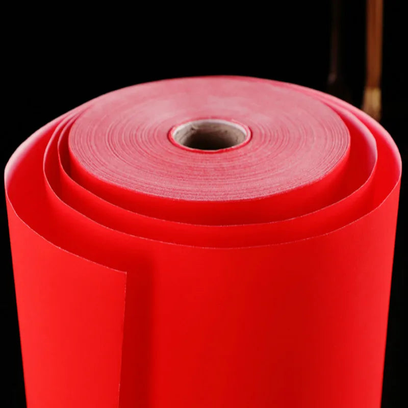 Red Rice Paper Chinese Spring Festival Couplets Half-Ripe