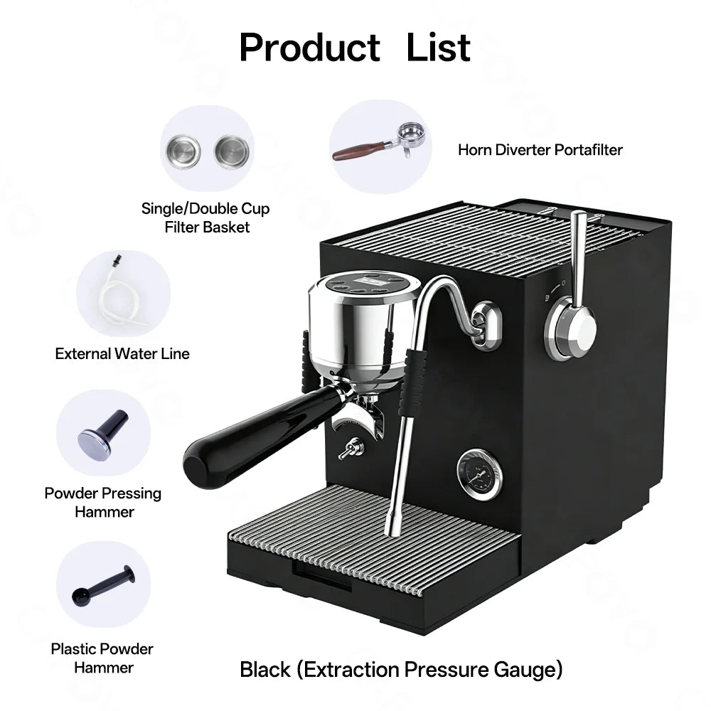 Cafovo E120 9bar Commercial Espresso Machine Boiler Ulka
