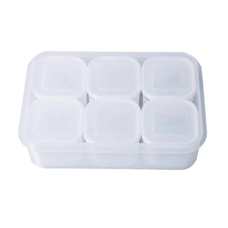 Food Storage Container Grids Vegetable Fruit Fresh-Keeping Box