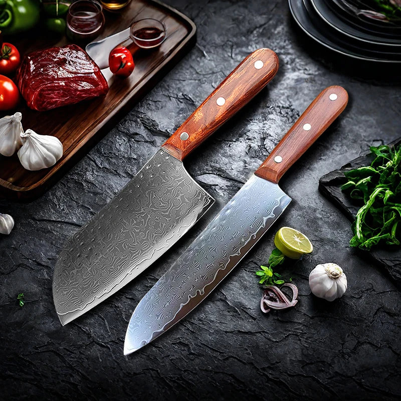 67 Layer Damascus Steel Meat Cleaver Japanese Chef