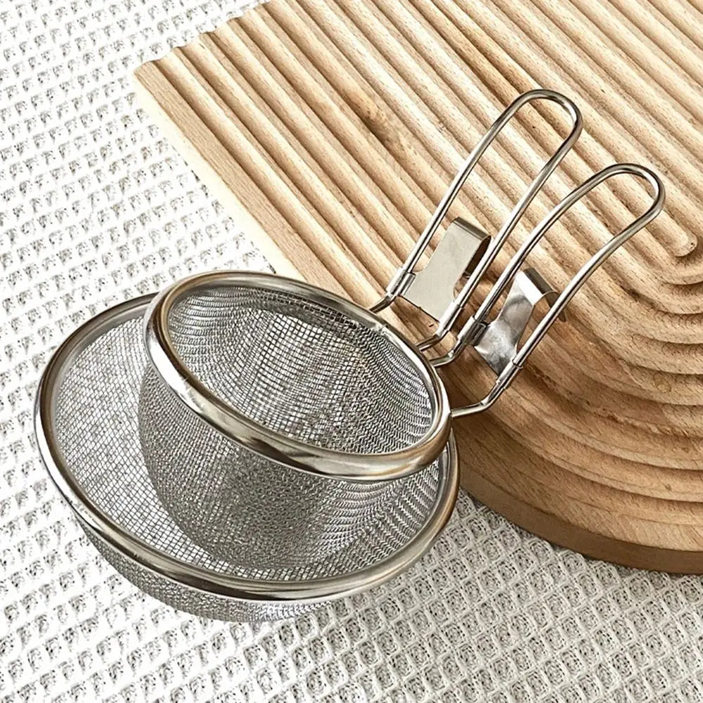 Cooking Utensils Mesh Strainer Spoon Long Handle Stainless