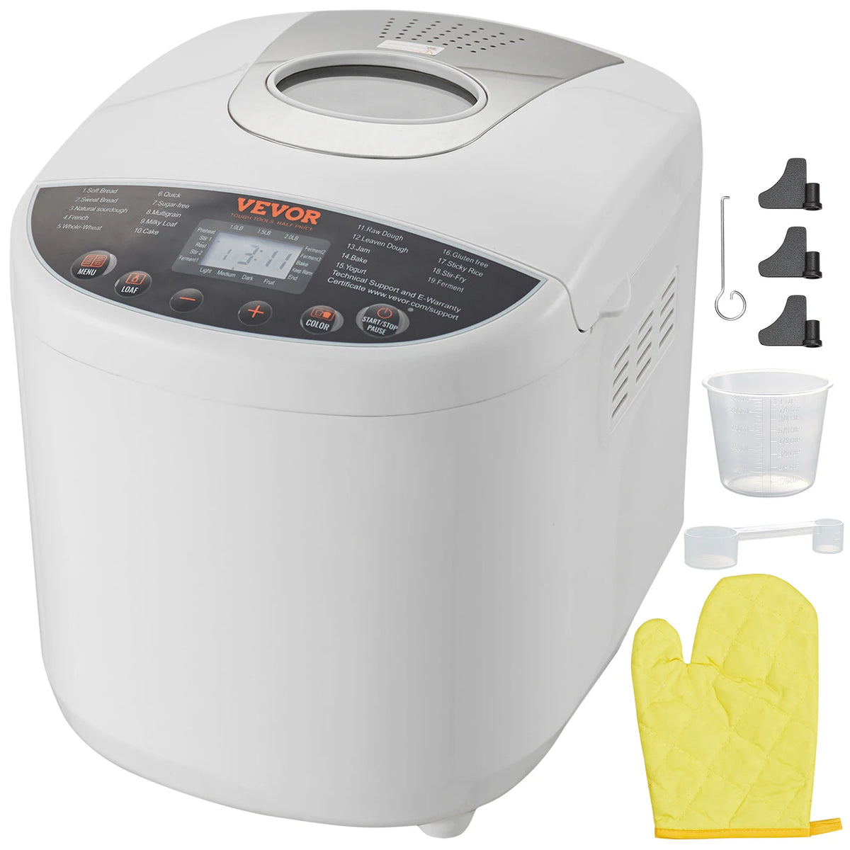 Succebuy Bread Maker 19-In-1 Lb Dough Machine Nonstick