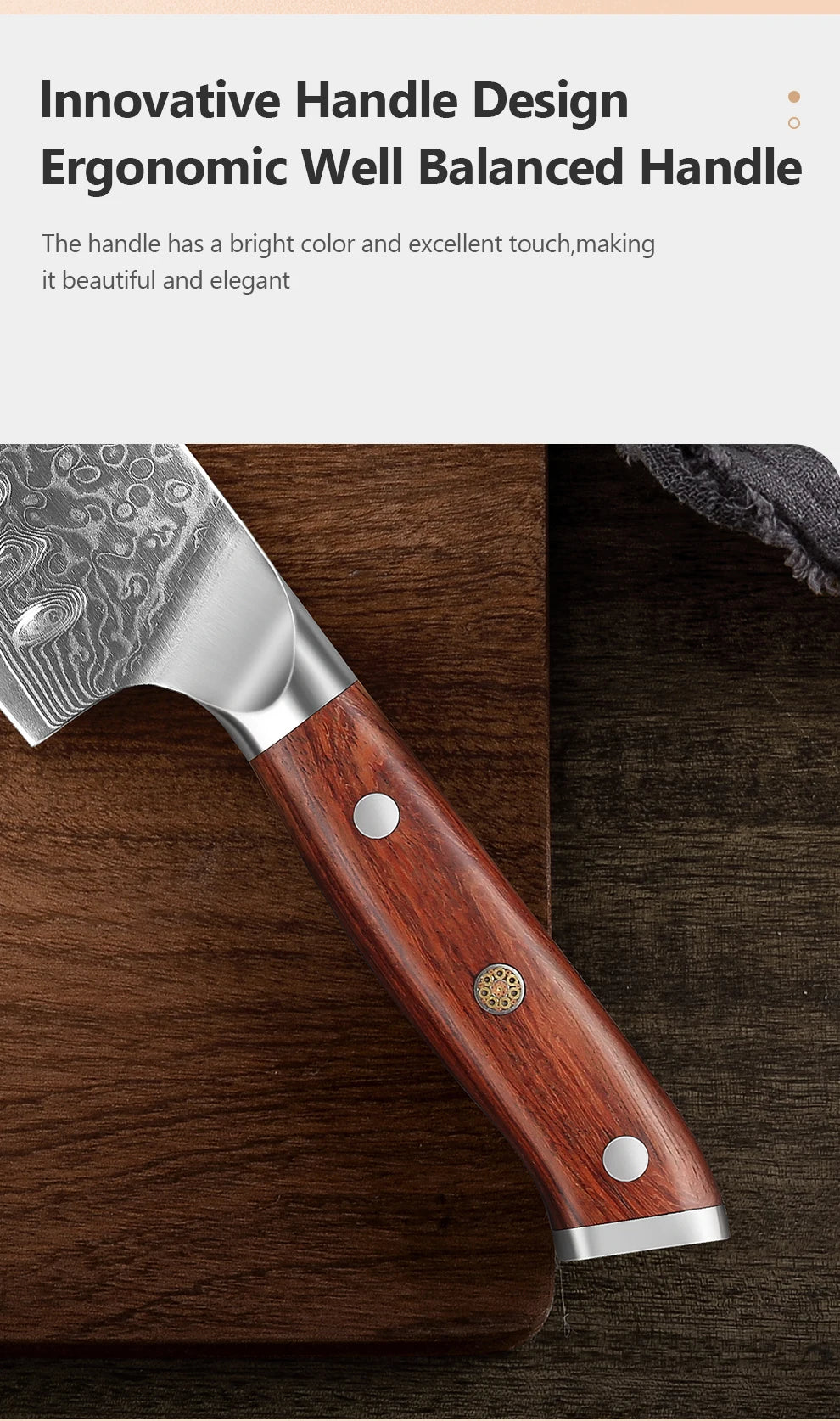 1-4 Knife 67 Layer Damascus Stee Super Sharp
