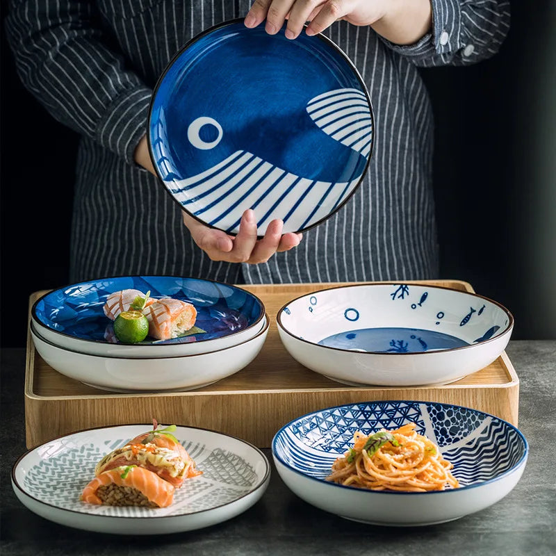 Japanese Ceramic Dish Deep Dish Restaurant Hotel Creative